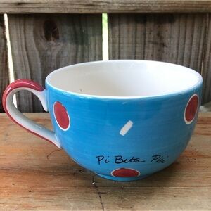 Pi Beta Phi Hand Painted Oversized 20oz Latte Coffee Mug